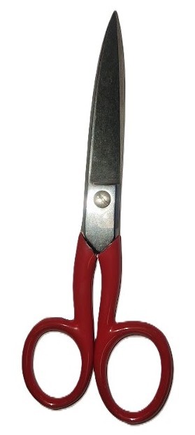 OBERLEDERSCHERE 1118 17cm  GEBOGEN